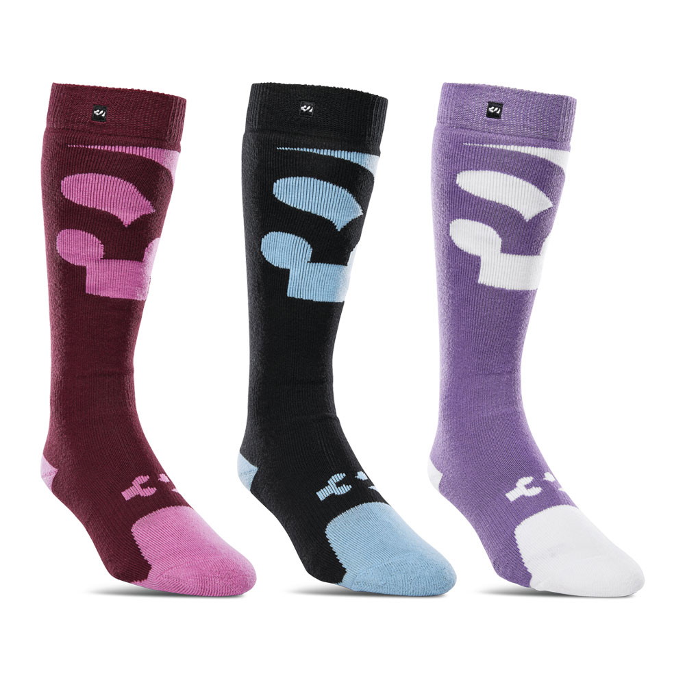 ThirtyTwo Cutout 3-pk Chaussettes de ski