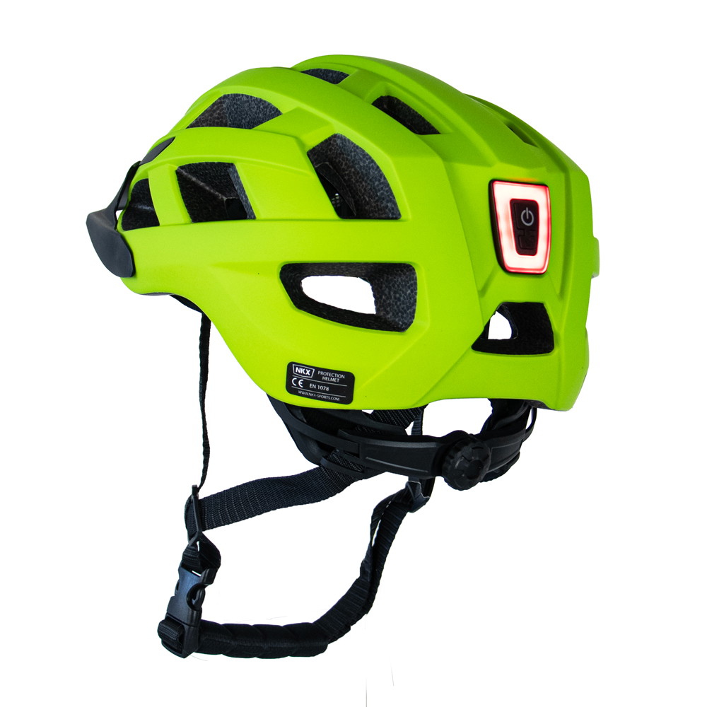 NKX City LED Casque de vélo avec lumière intégrée