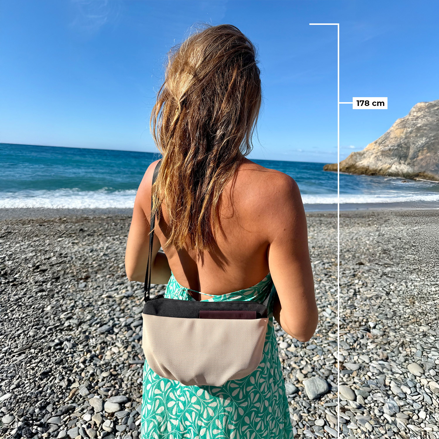 Annox On-The-Go Sling Bag – Sac déperlant pour Skate et Trottinettes