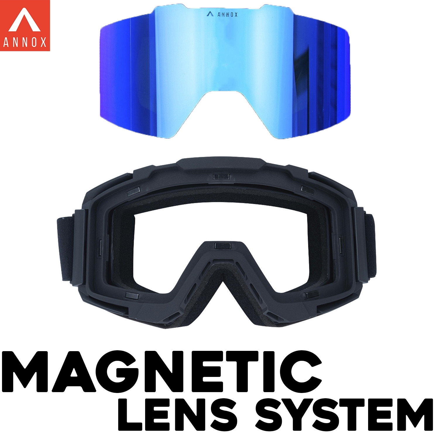 Annox Team Ski/Snowboard Lunettes de protection