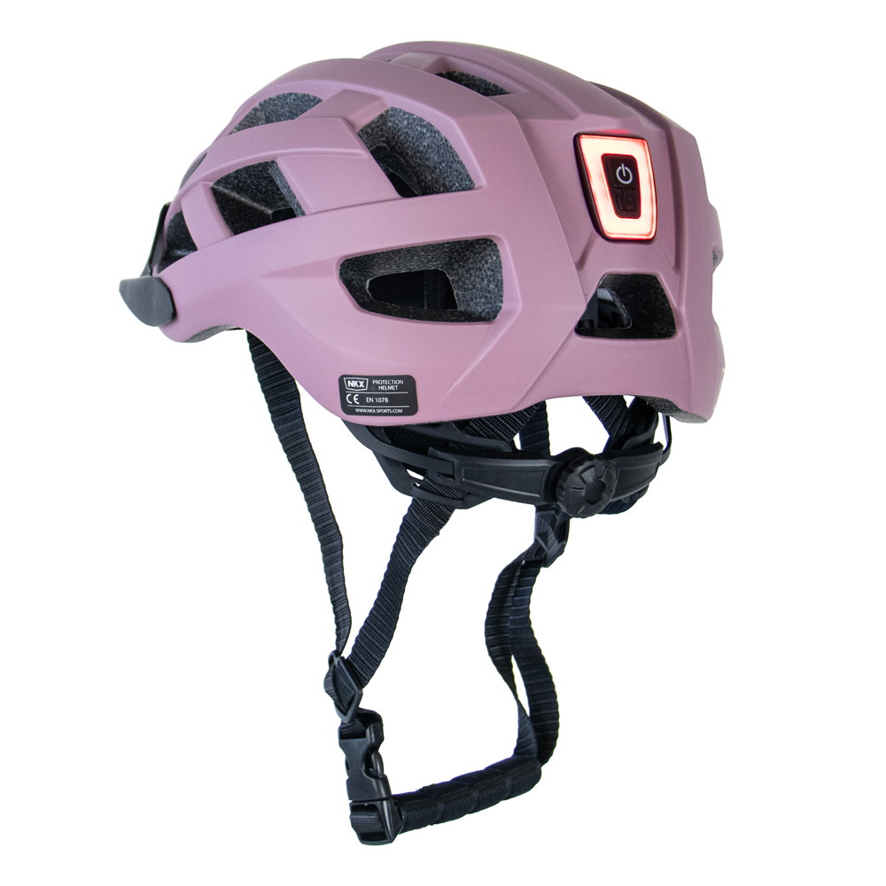 NKX City LED Casque de vélo avec lumière intégrée