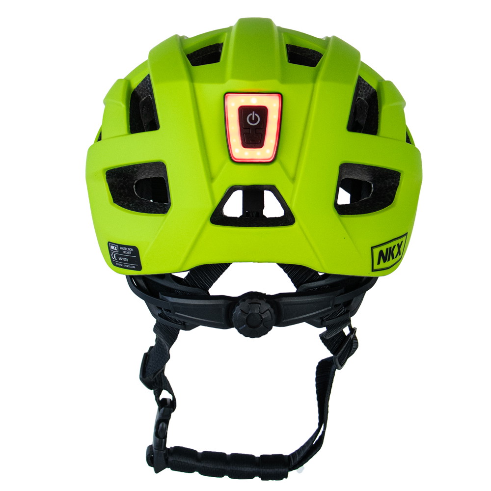 NKX City LED Casque de vélo avec lumière intégrée