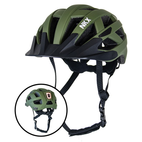NKX City LED Casque de vélo avec lumière intégrée
