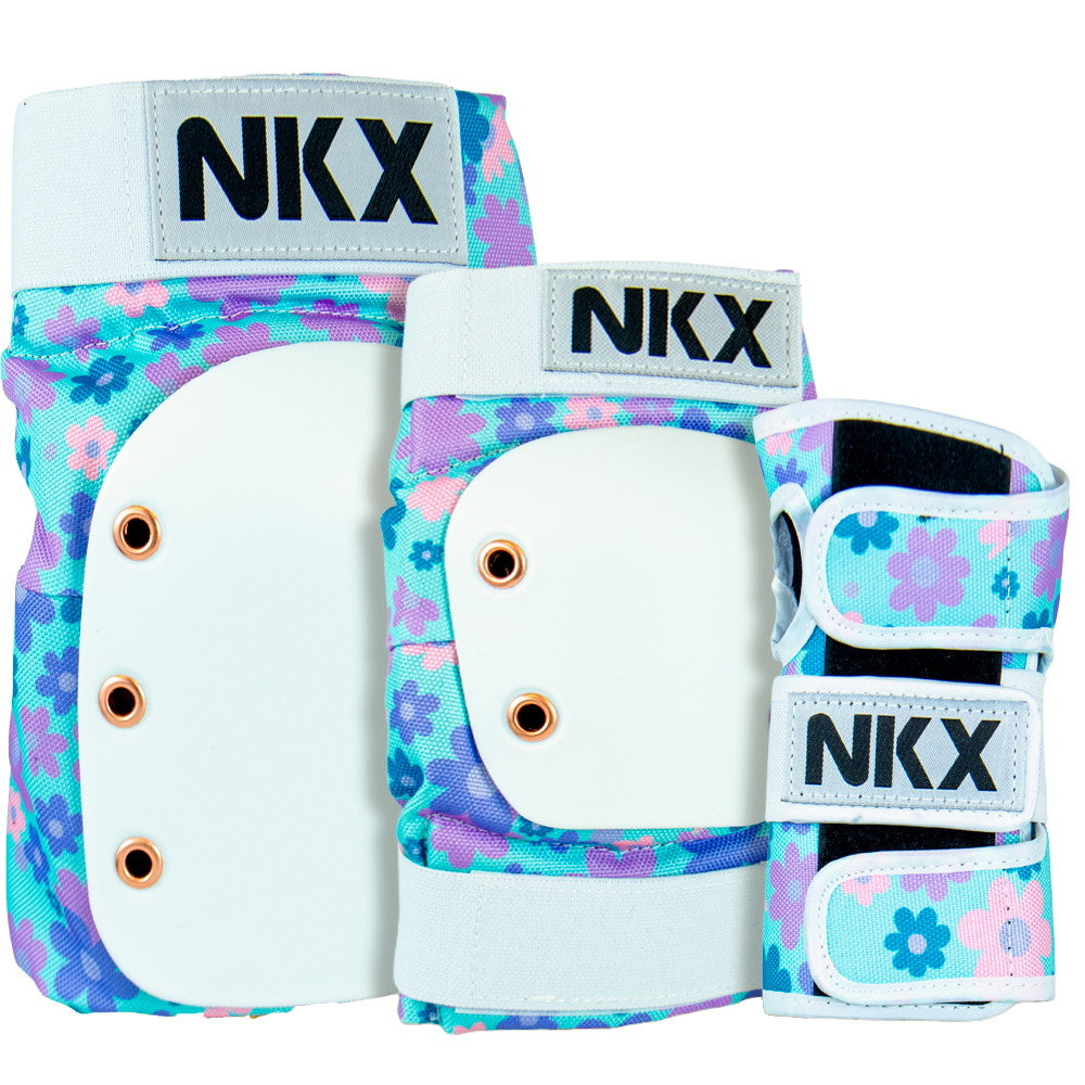 NKX 3-Pack Pro Ensemble de Protecteurs - Genouillères, Coudières et Protections pour les poignets