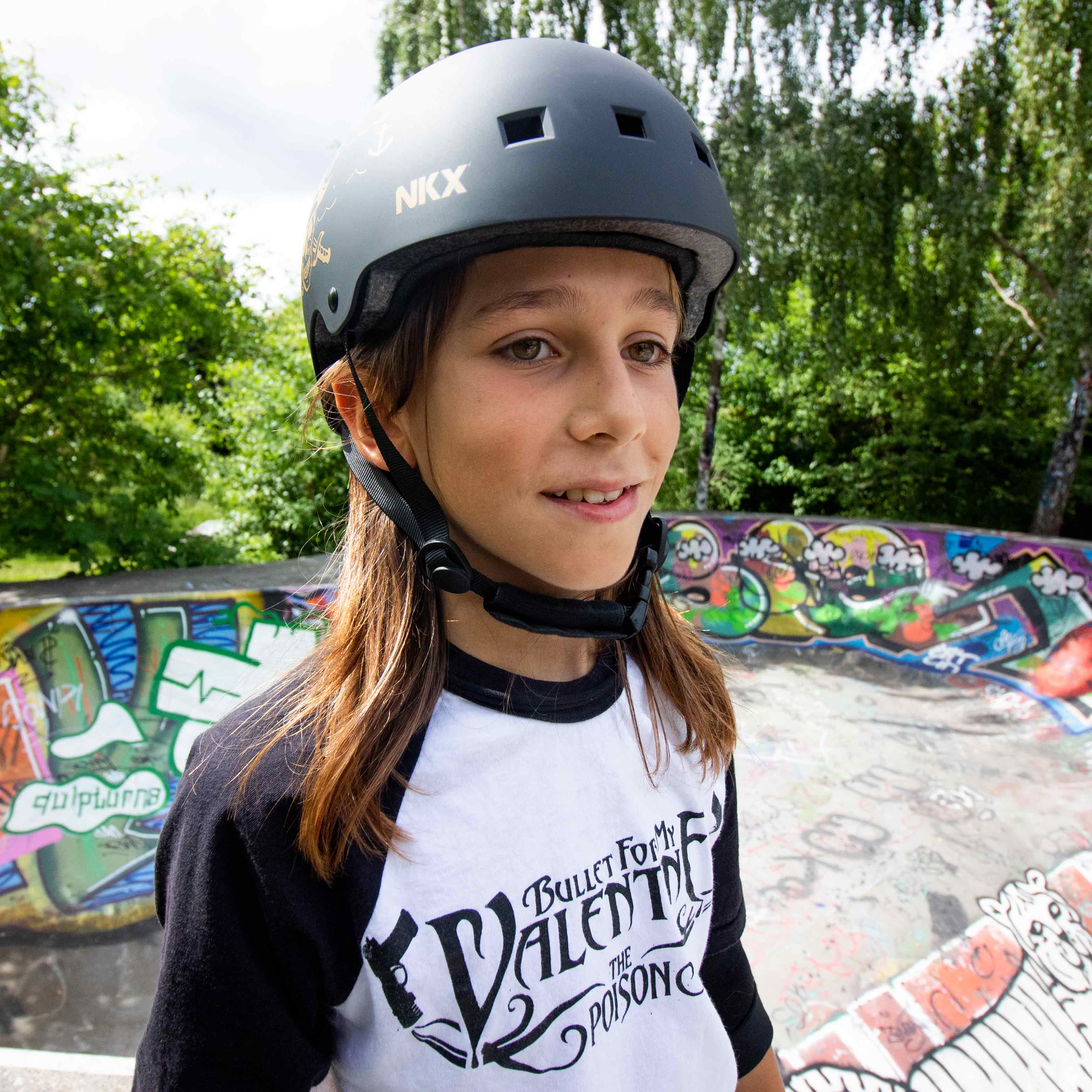 Casque de skate certifié NKX Brain Saver