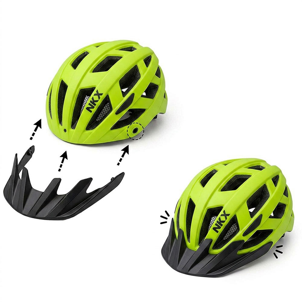 NKX City LED Casque de vélo avec lumière intégrée