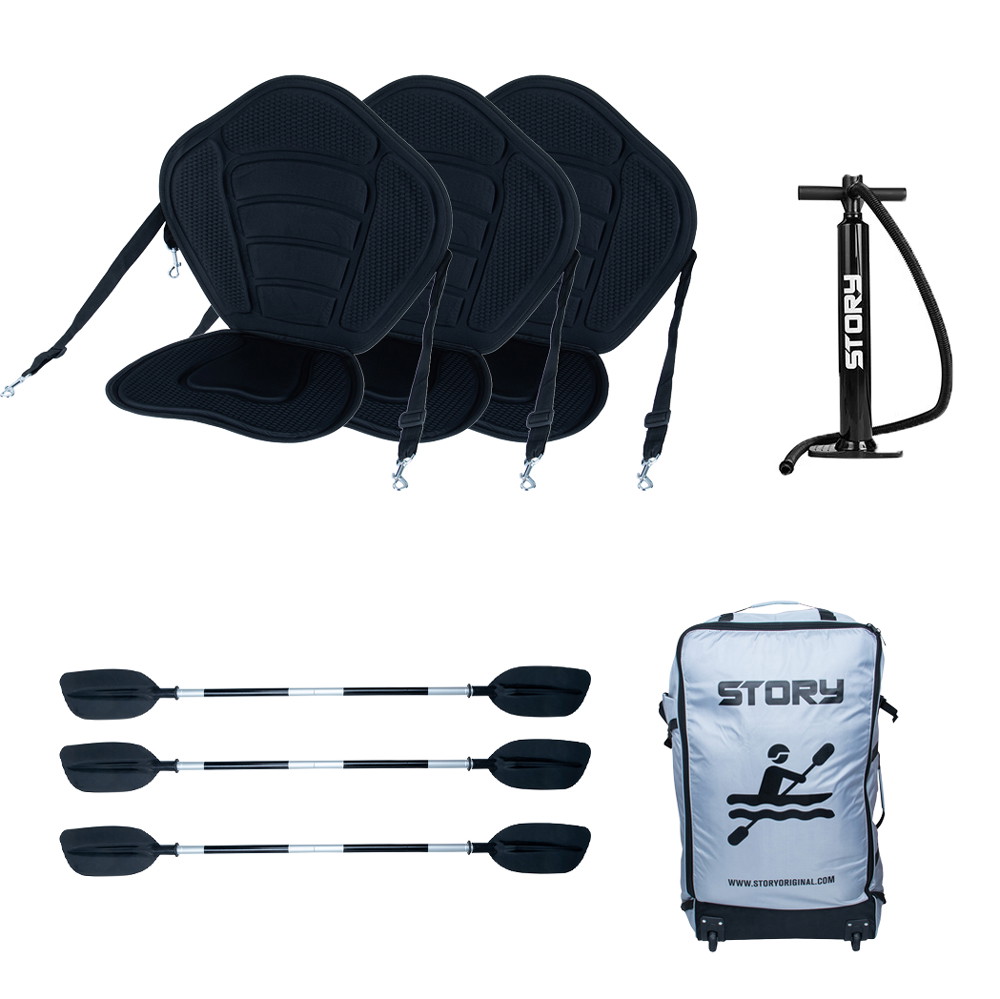 Story Division Kayak Gonflable 3 Personnes Accessoires