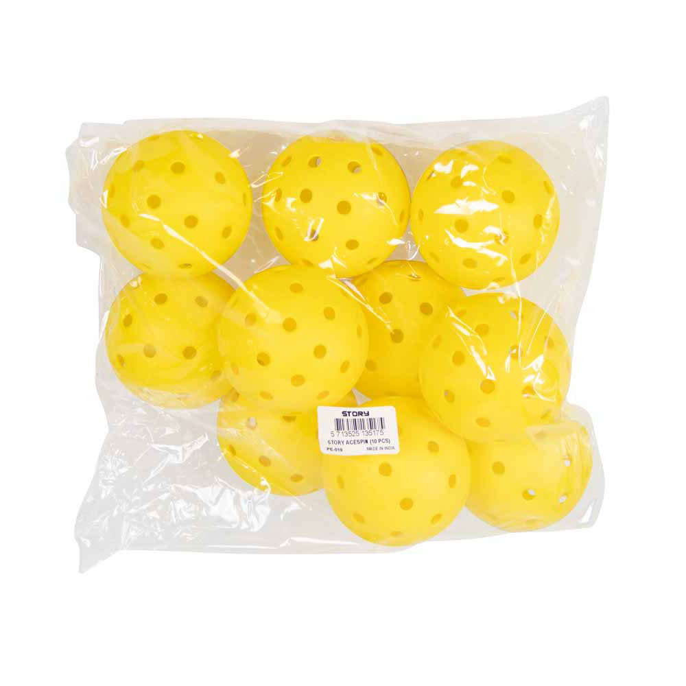Story AceSpin Balles de Pickleball - Pack de 10