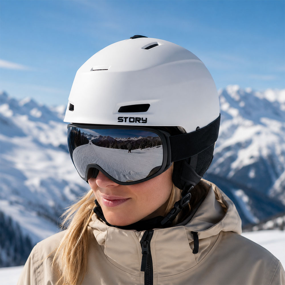 Story Peak Casque de Ski Certifié