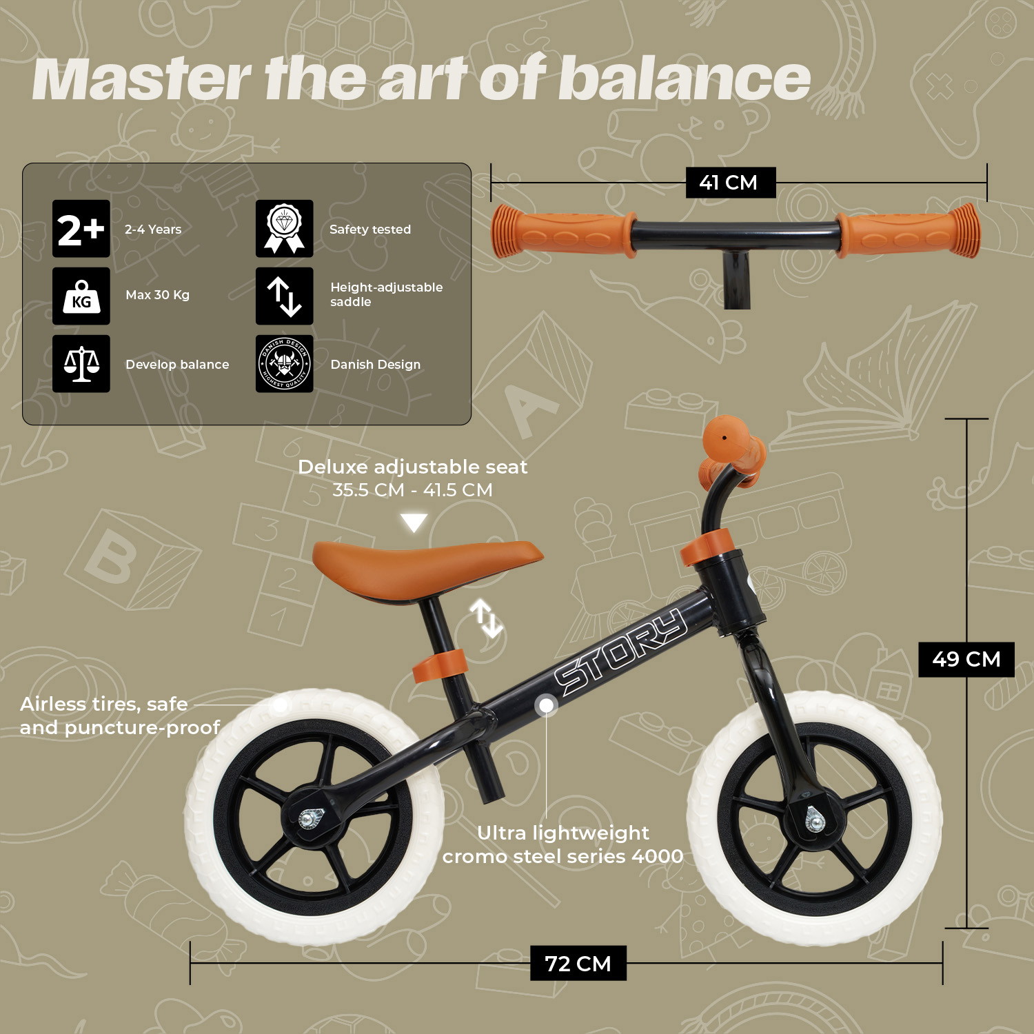 Story Run Racer Vélo d'équilibre