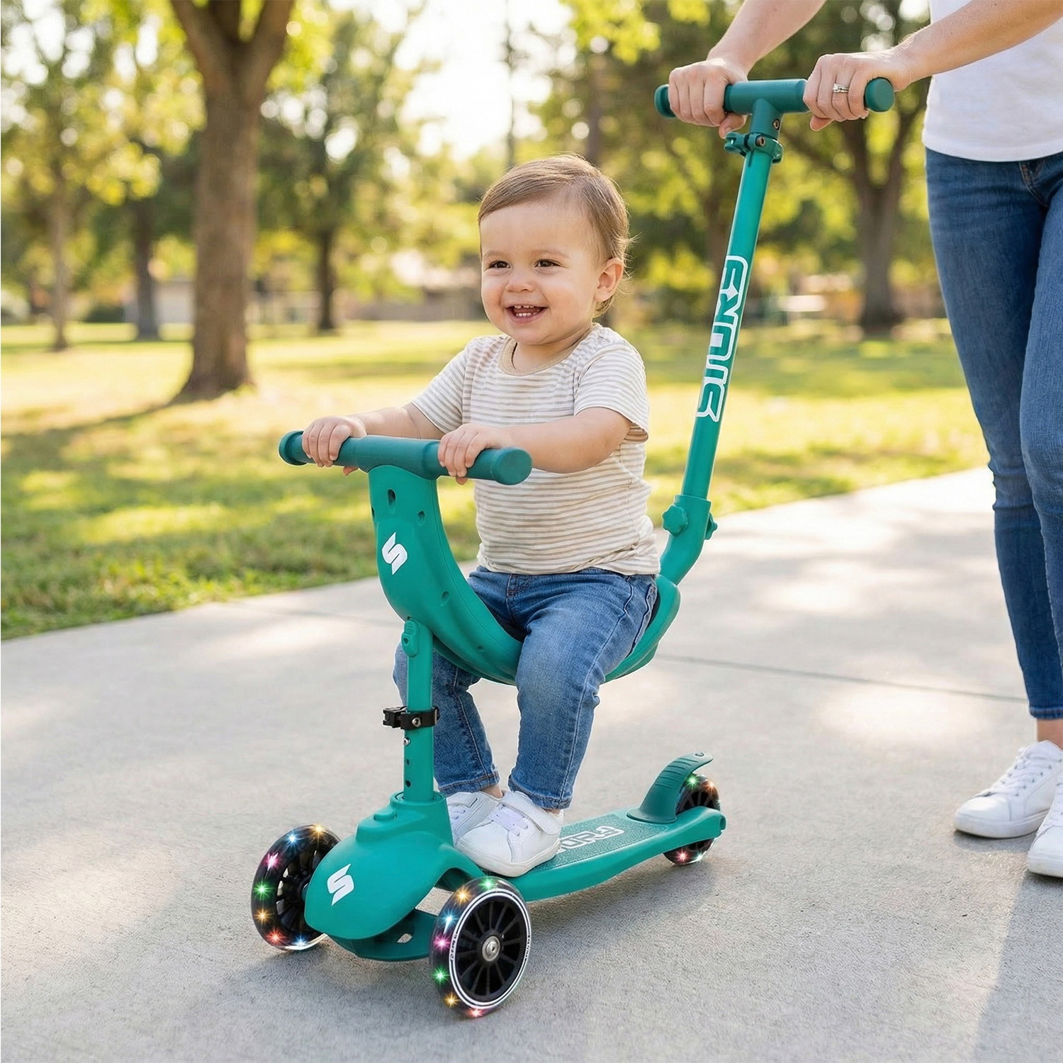 Story 4IN1 LED Trottinette Enfant à 3 Roues
