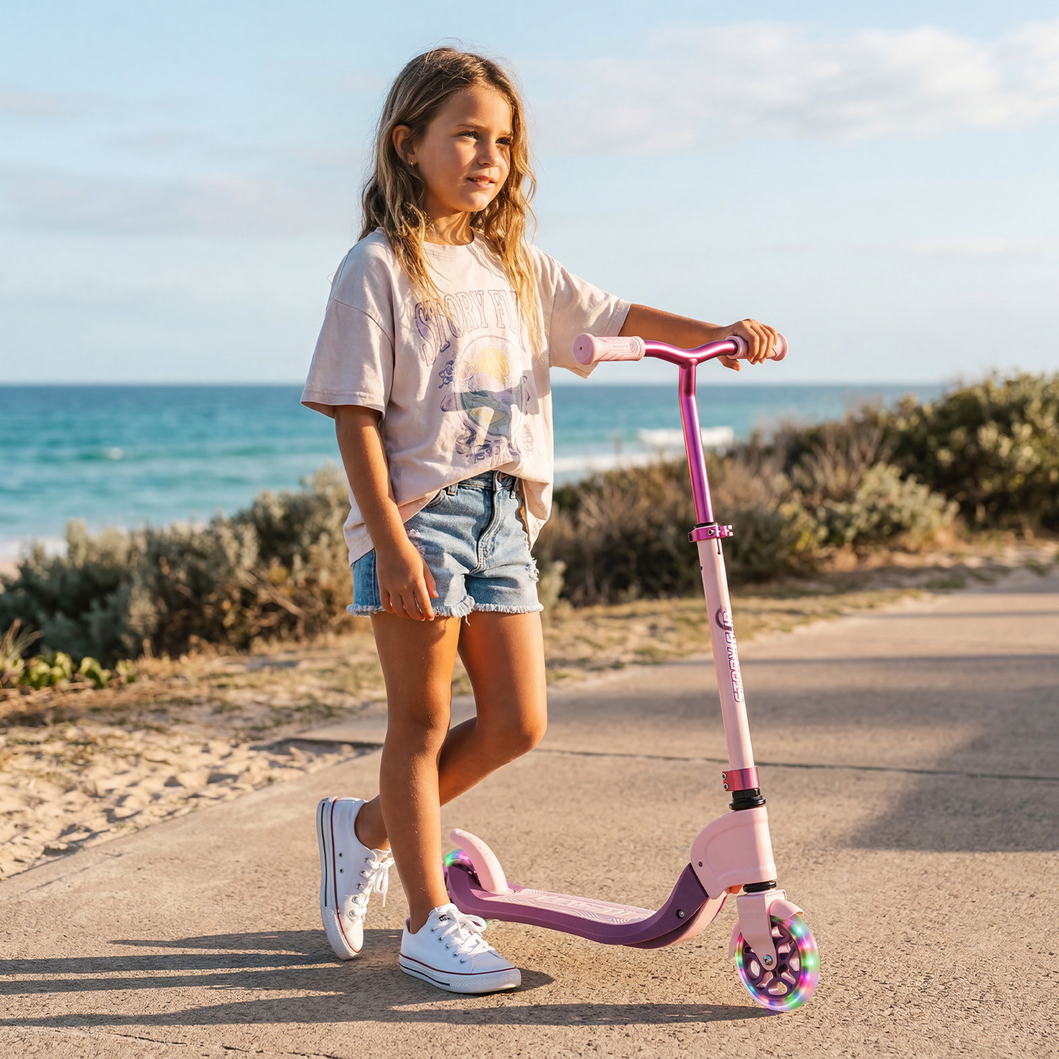 Story Flip Trottinette Pliable LED