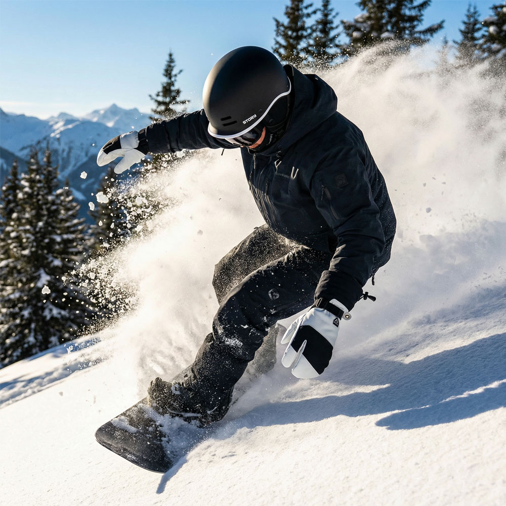 Annox Alpine Gants de ski en cuir