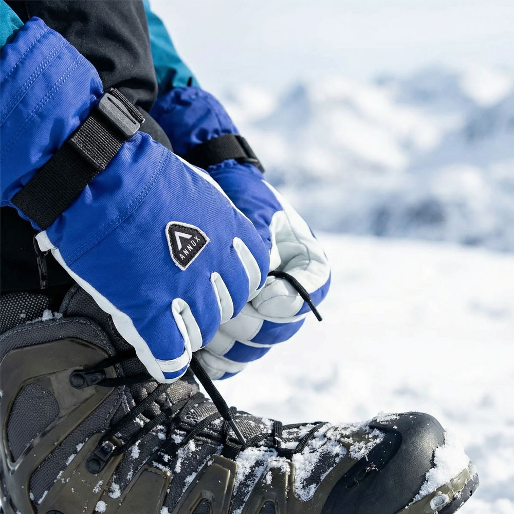 Annox Alpine Gants de ski en cuir