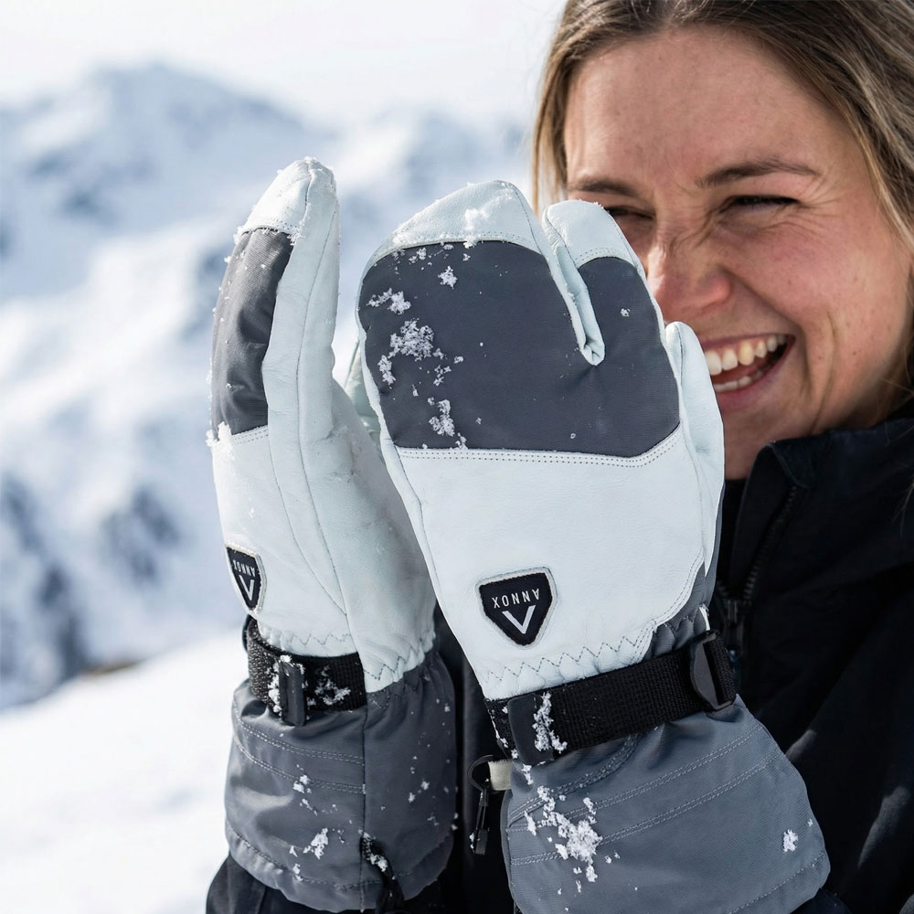 Annox Alpine Gants de ski en cuir
