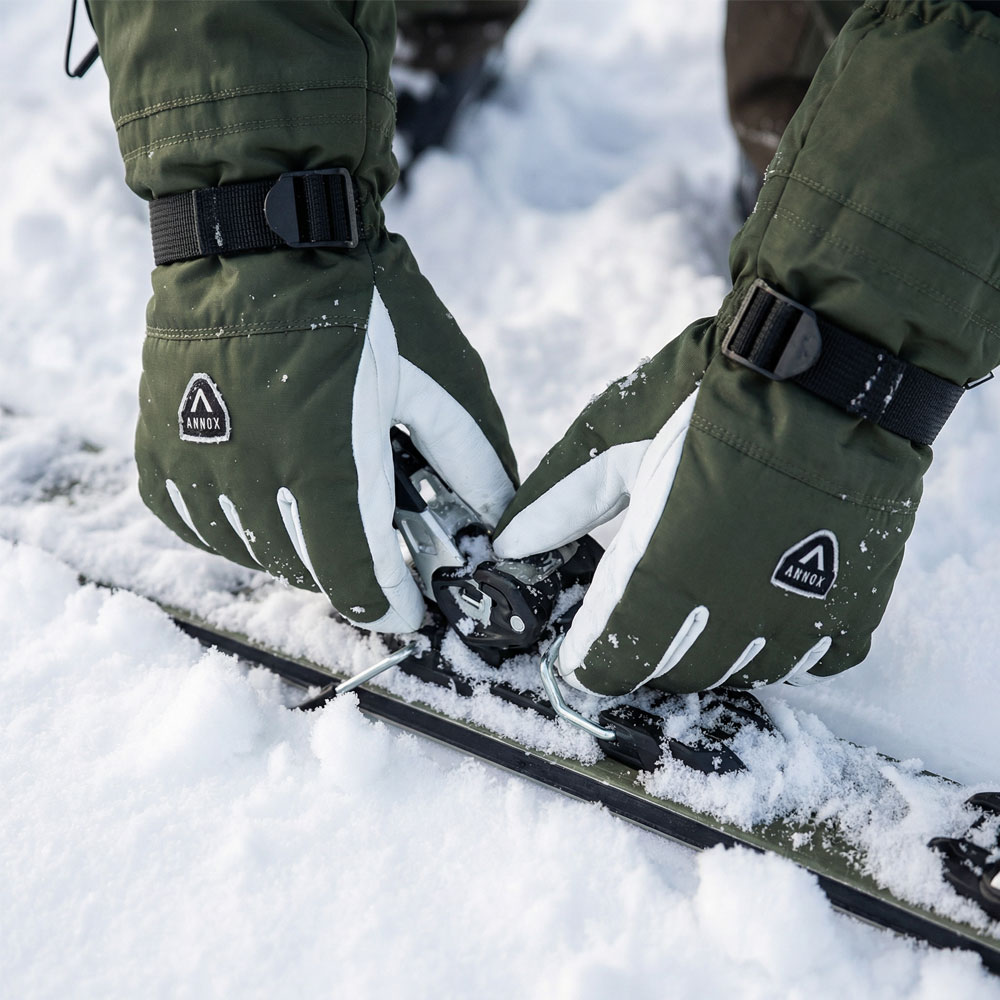Annox Alpine Gants de ski en cuir