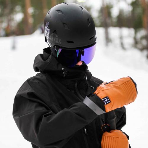 Annox Peak Gants de ski en cuir