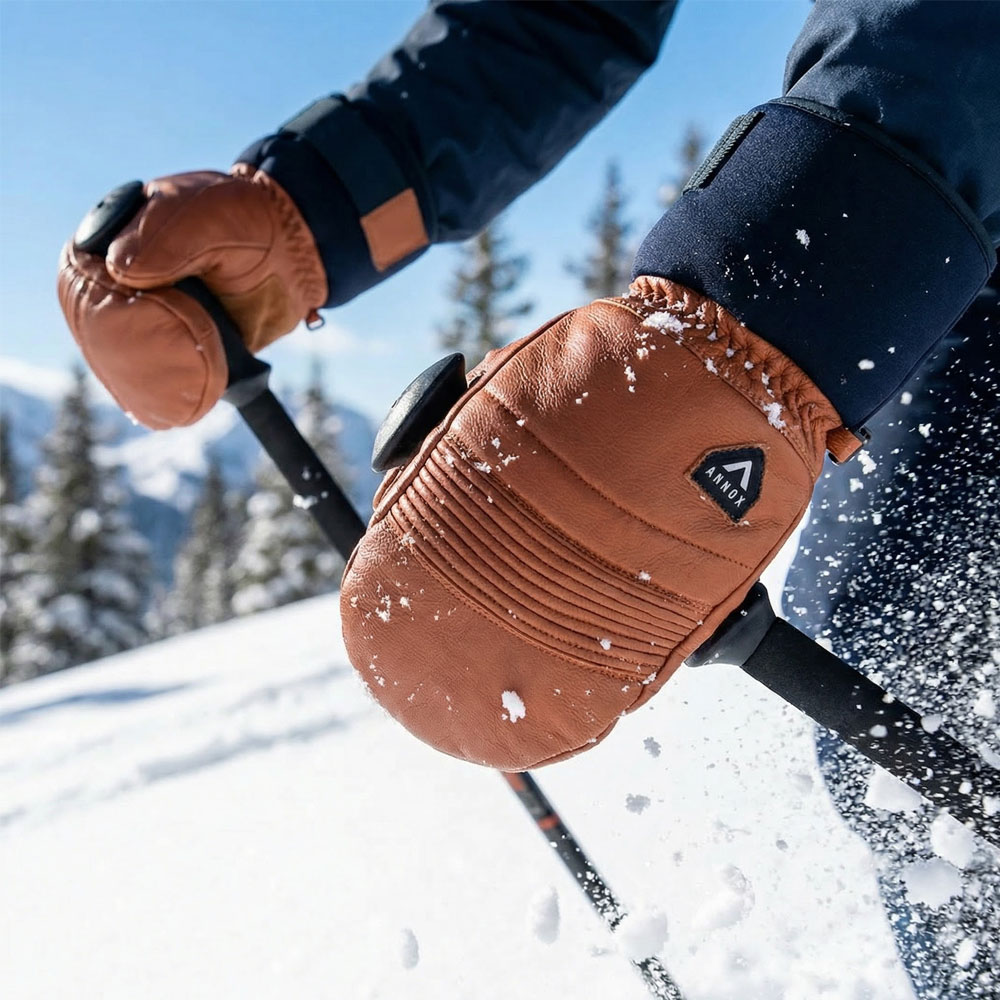 Annox Infinity Gants de ski en cuir