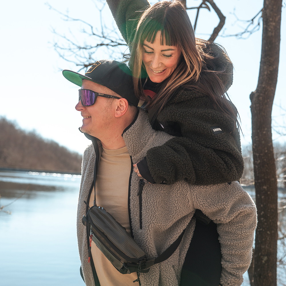 Annox Summit Hoodie  Sherpa Veste Polaire