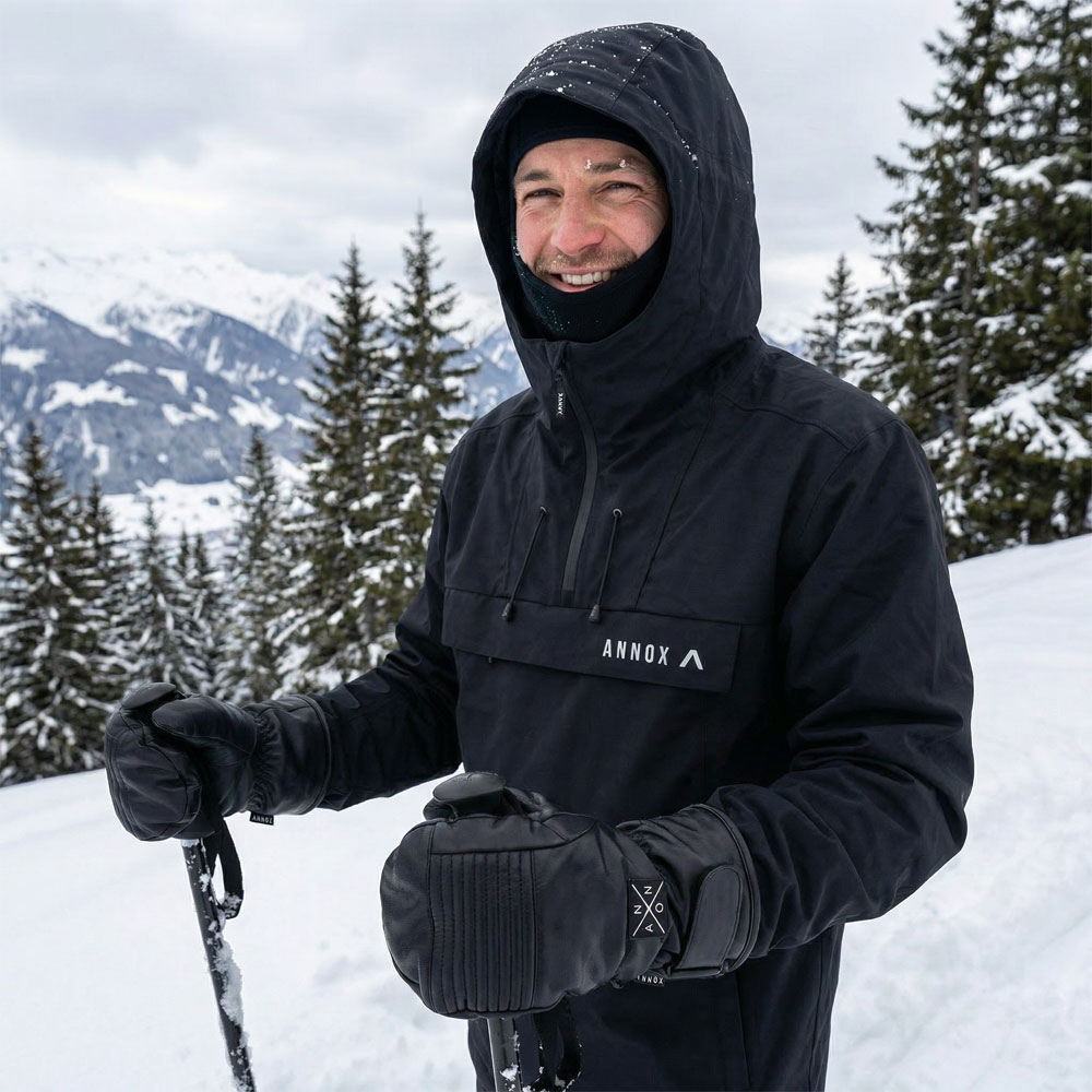 Annox Peak Gants de ski en cuir