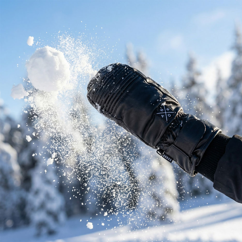 Annox Peak Gants de ski en cuir