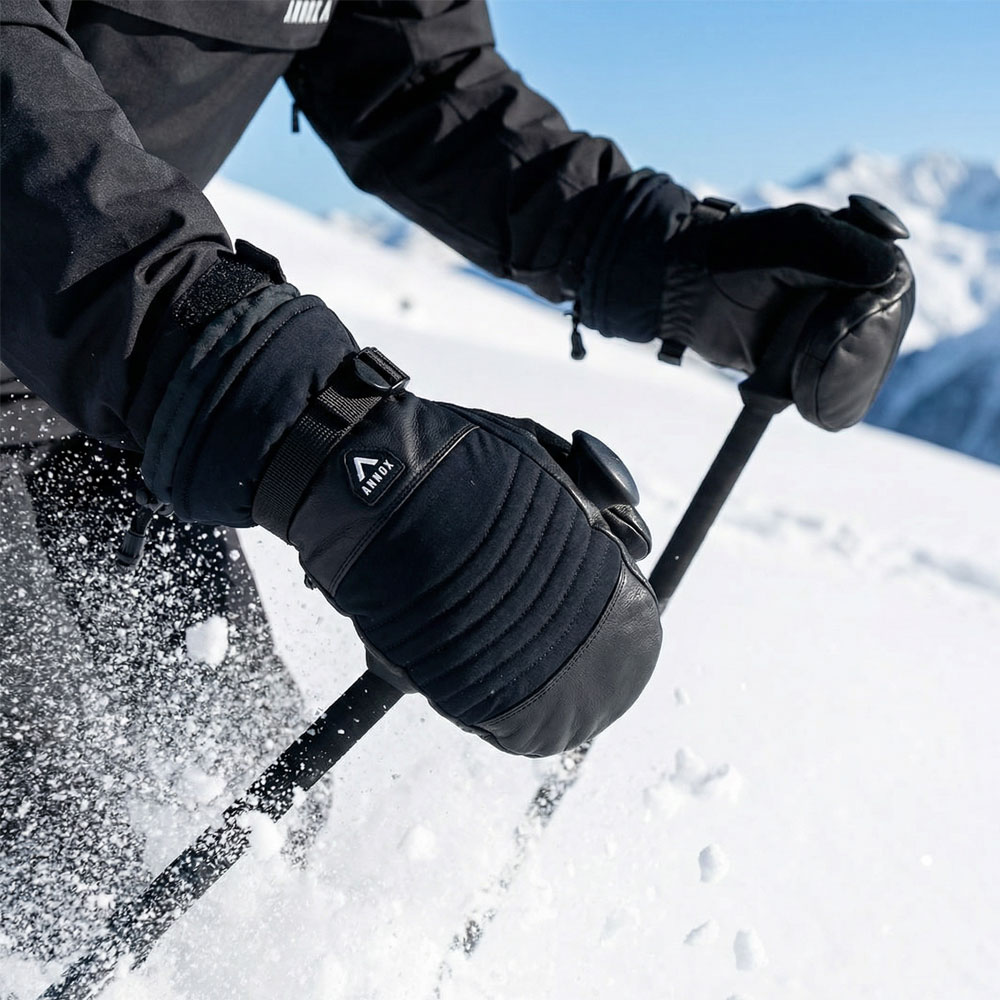 Annox Session Gants de ski en cuir