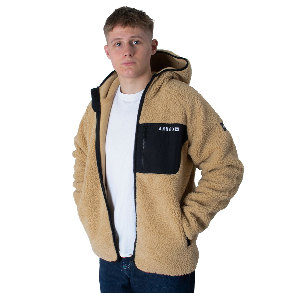 Annox Summit Hoodie  Sherpa Veste Polaire