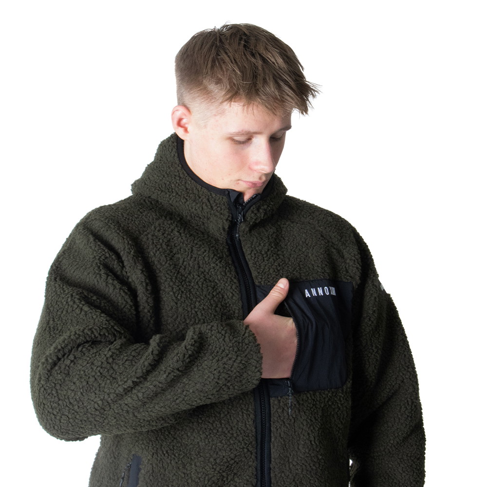 Annox Summit Hoodie  Sherpa Veste Polaire