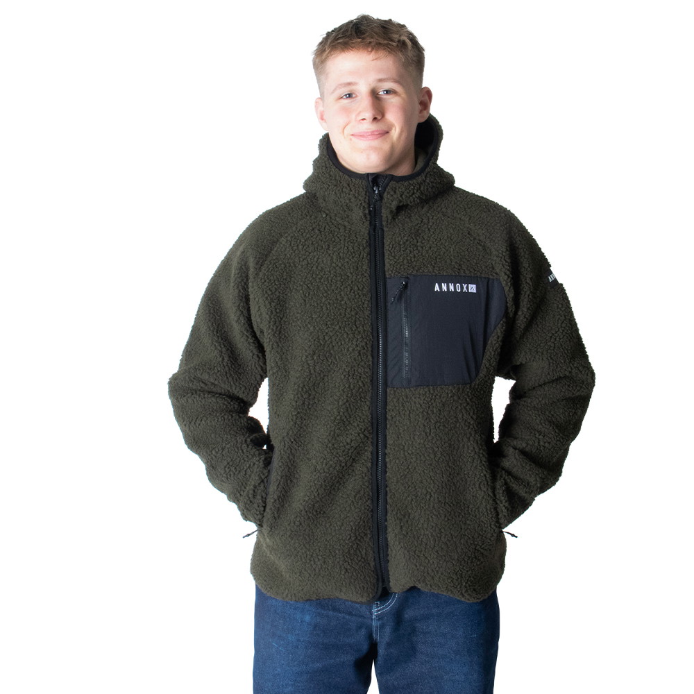 Annox Summit Hoodie  Sherpa Veste Polaire