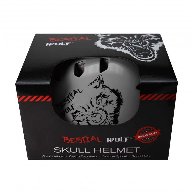 Bestial Wolf Skull Casque
