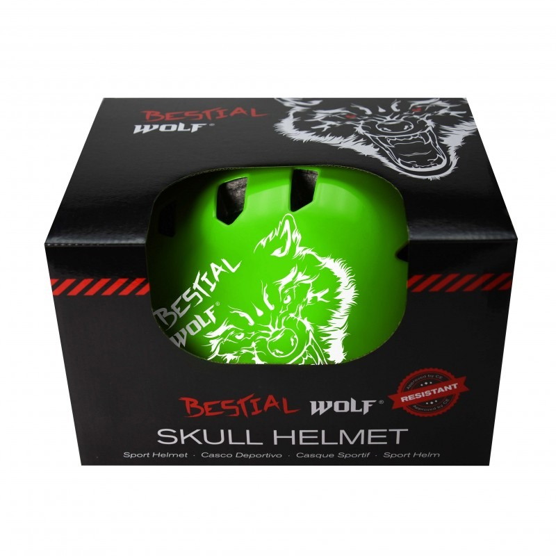 Bestial Wolf Skull Casque