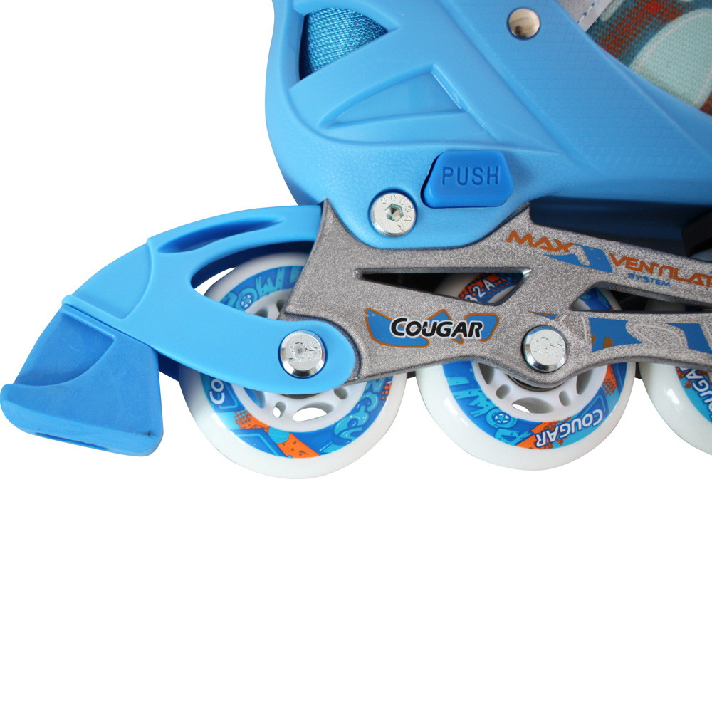 Cougar Funky Enfants Bleu Inline Patins