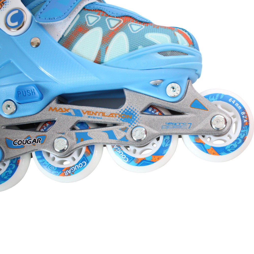 Cougar Funky Enfants Bleu Inline Patins