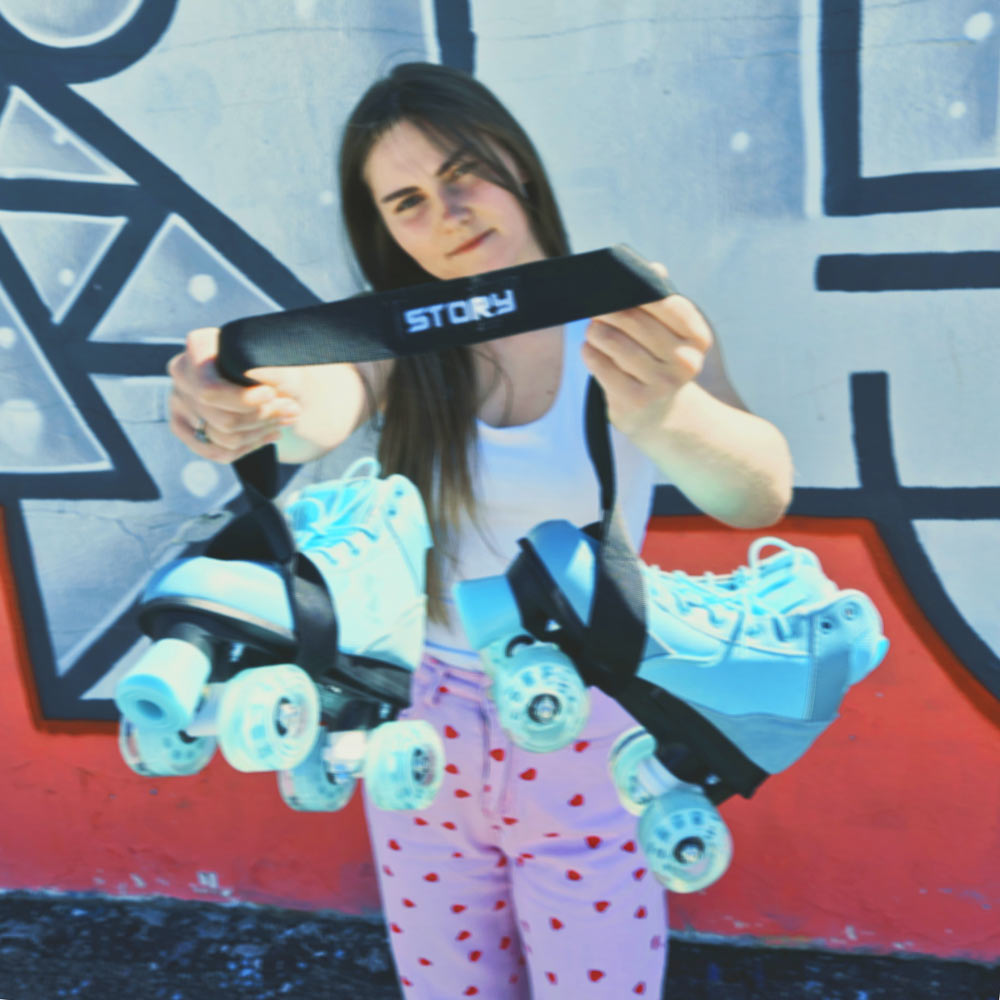 Story Skate Strap pour patins à roulettes