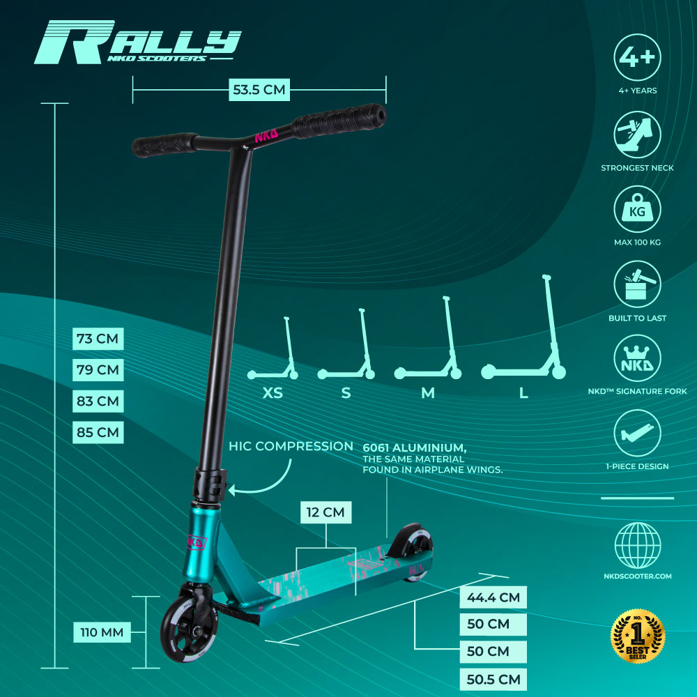 NKD Rally Freestyle Trottinette