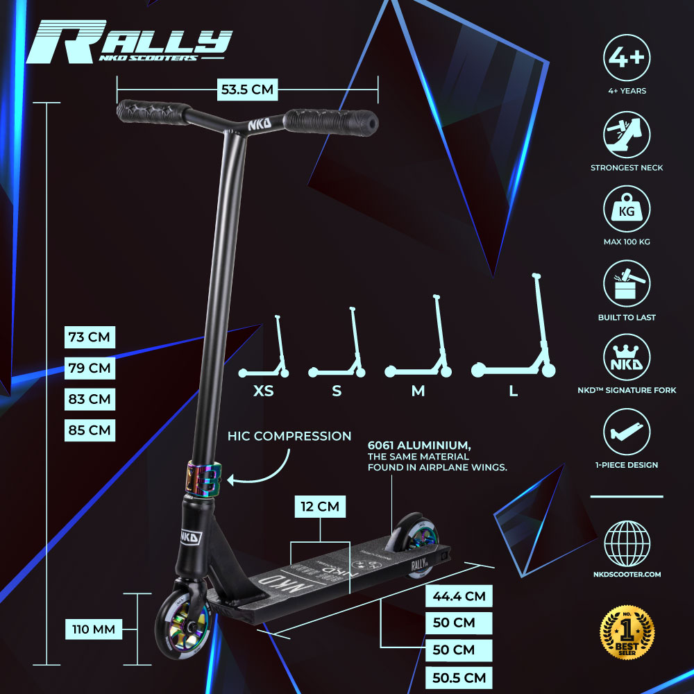 NKD Rally Freestyle Trottinette