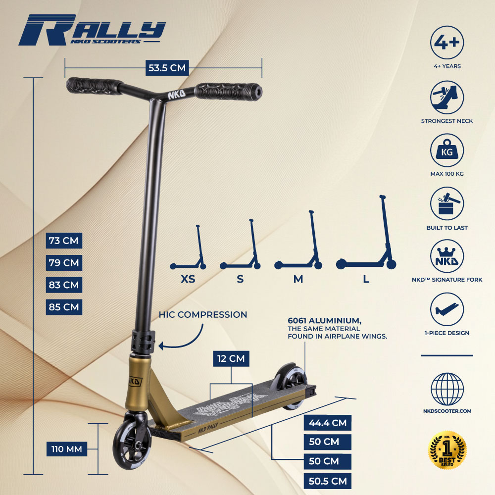 NKD Rally Freestyle Trottinette