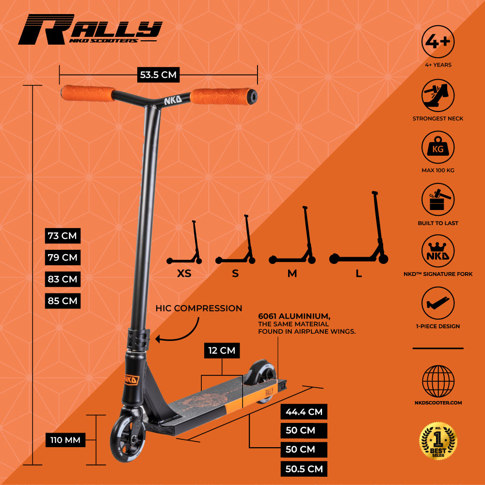 NKD Rally Freestyle Trottinette