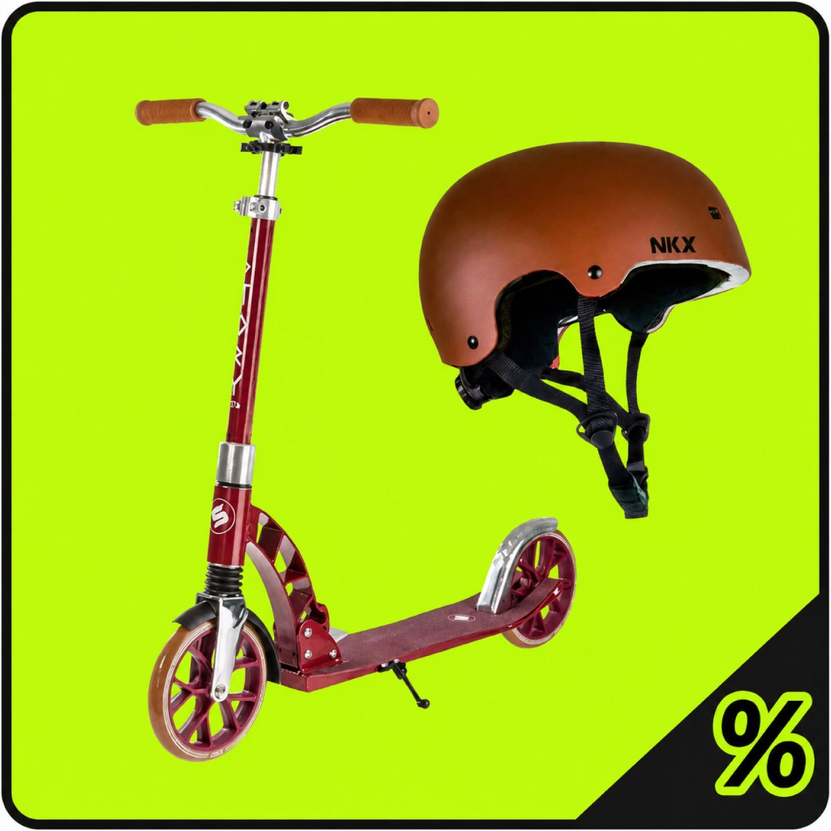 10% de Réduction Supplémentaire - Pack Trottinette & Casque - Enfants 5 - 12 Ans