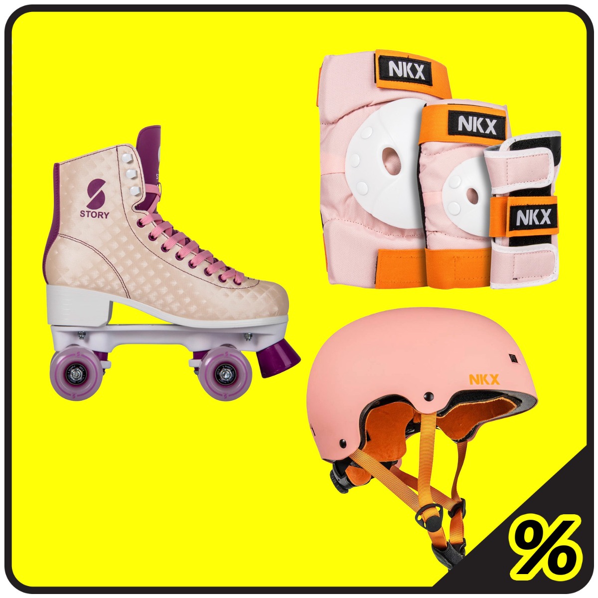 25% De Réduction Supplémentaire Pack Patins à Roulettes pour enfants