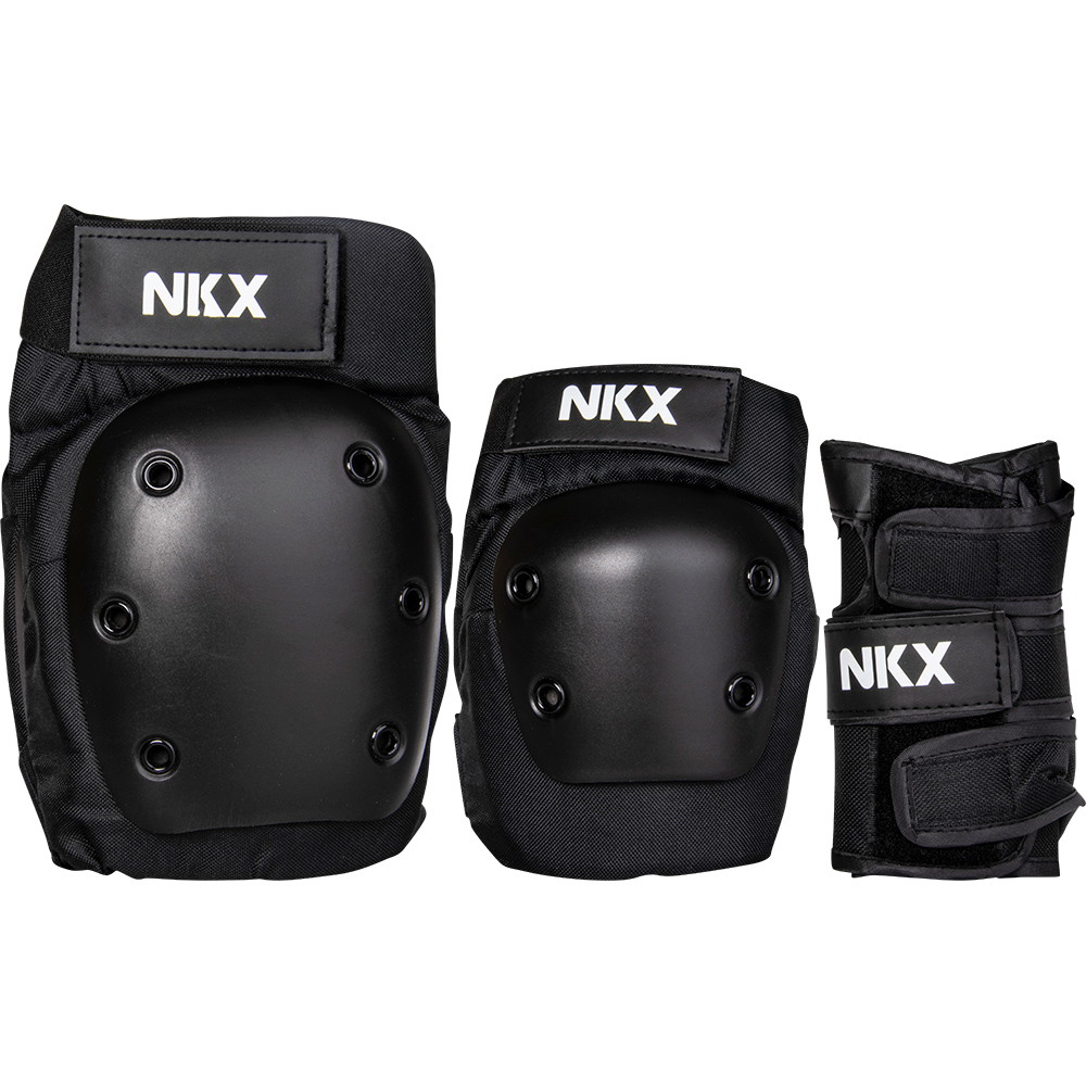 NKX 3-Pack Pro Ensemble de Protecteurs - Genouillères, Coudières et Protections pour les poignets