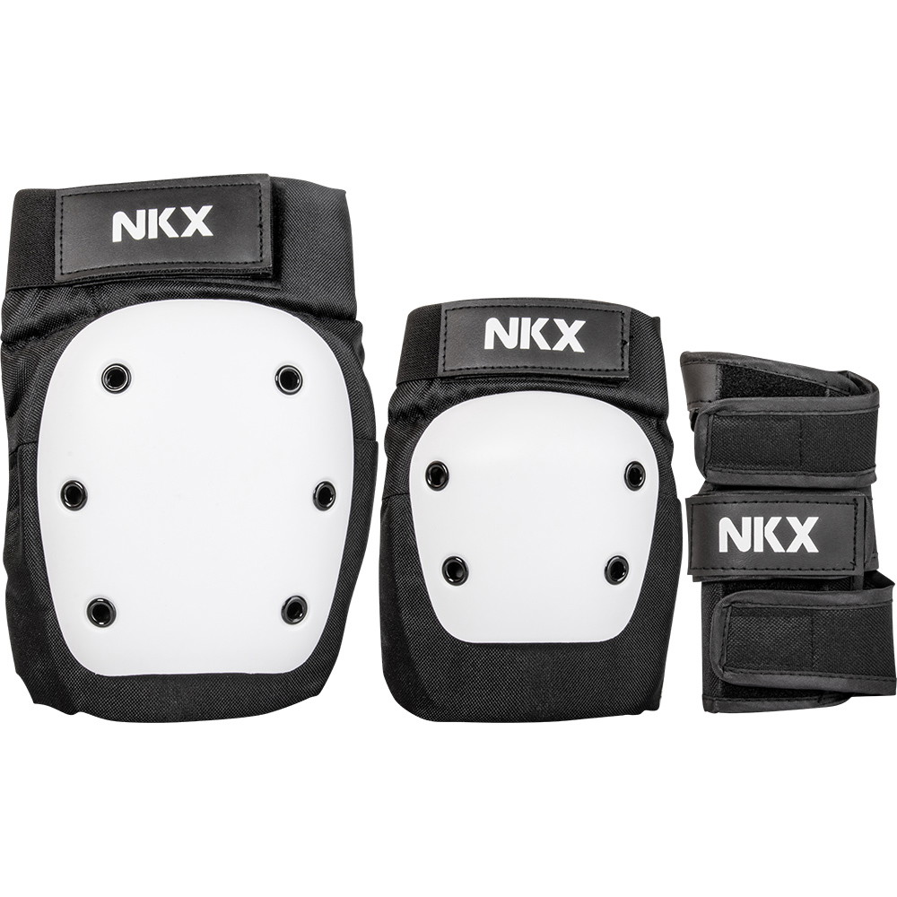NKX 3-Pack Pro Ensemble de Protecteurs - Genouillères, Coudières et Protections pour les poignets