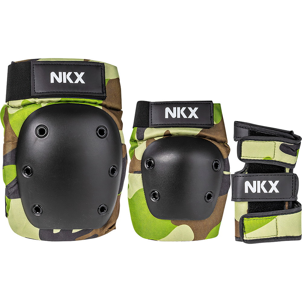 NKX 3-Pack Pro Ensemble de Protecteurs - Genouillères, Coudières et Protections pour les poignets