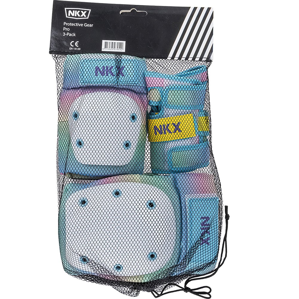 NKX 3-Pack Pro Ensemble de Protecteurs - Genouillères, Coudières et Protections pour les poignets