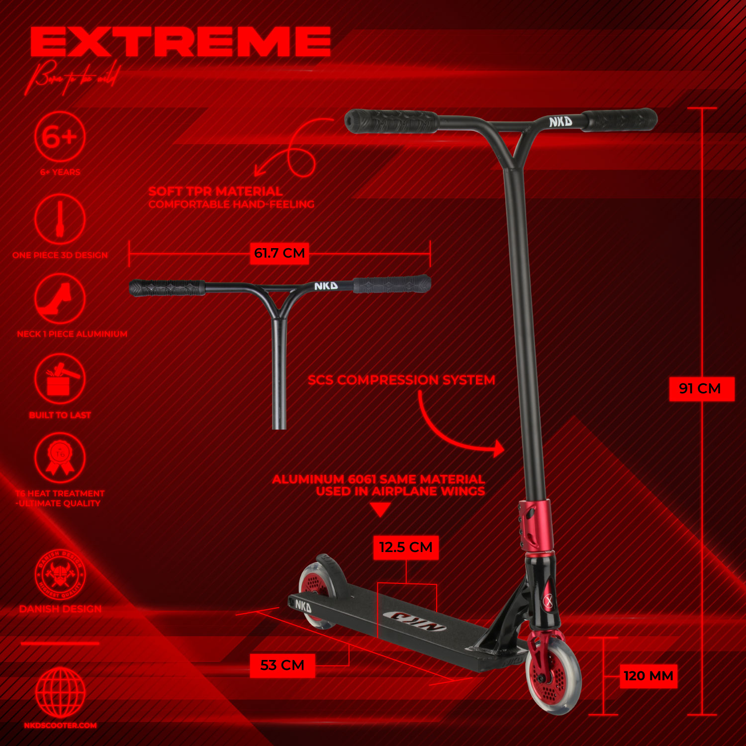 NKD Extreme Freestyle Trottinette