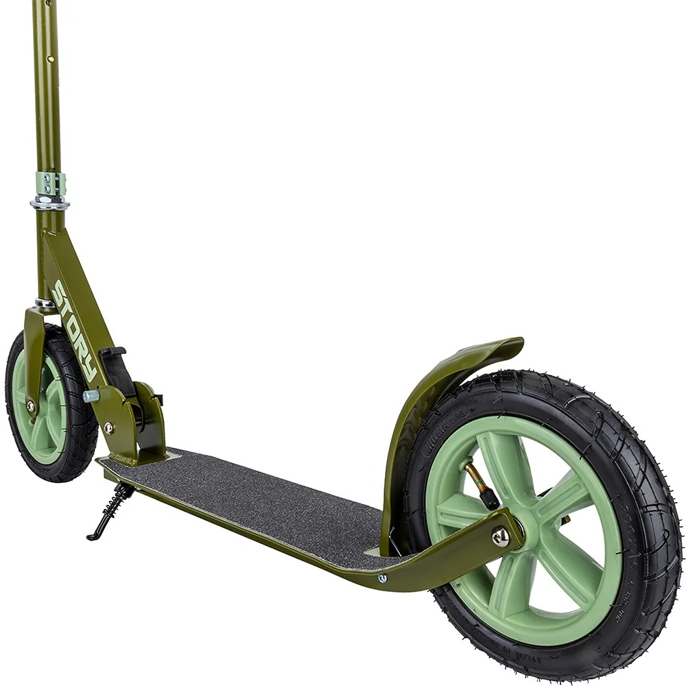 Story Civic Comfort Trottinette Pliante Grandes Roues Gonflables
