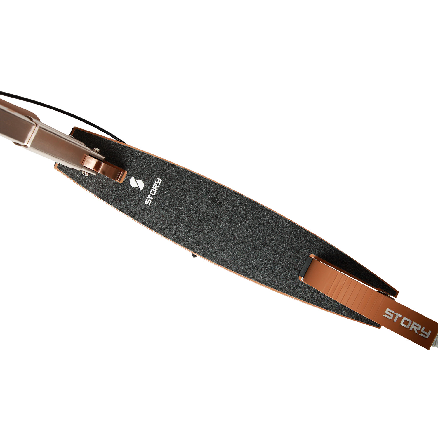 Story GlideX Elite Trottinette de Transport Pliable – suspension et frein à main