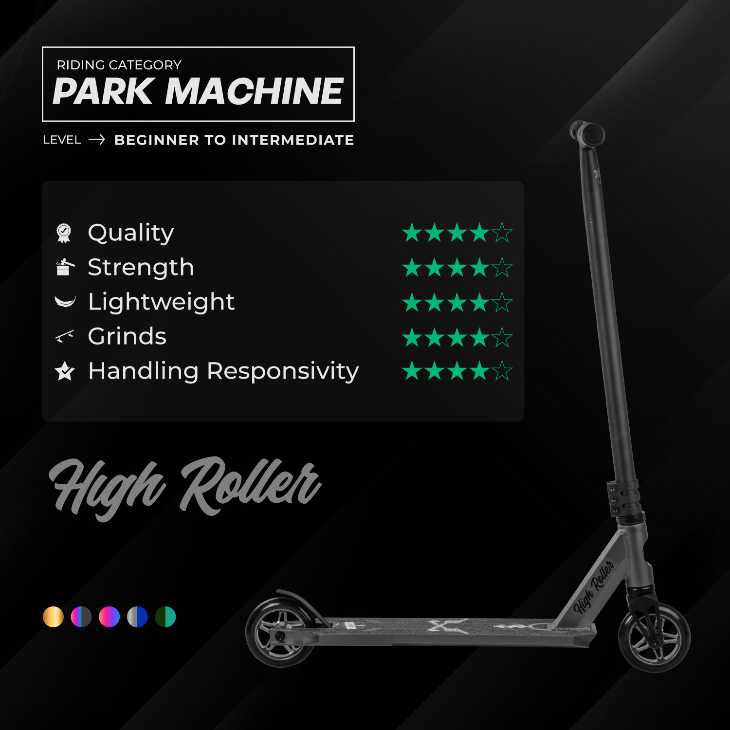 Story High Roller Freestyle Trottinette