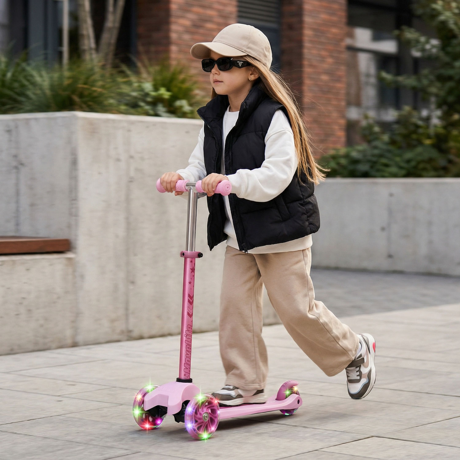 Story MoveLite Trottinette Enfant 3 Roues avec Lumières LED