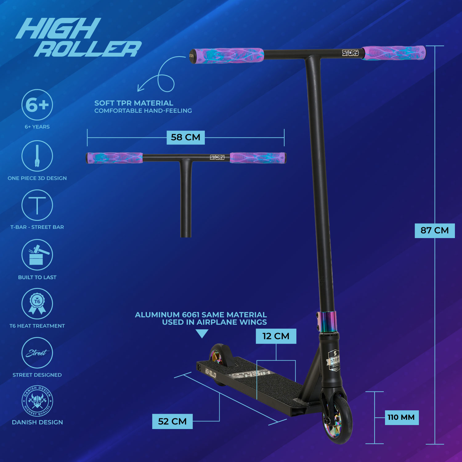 Story High Roller Street Trottinette Freestyle